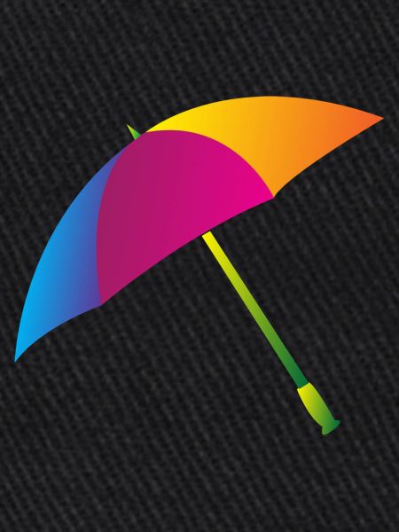 Regenbogen Regenschirm