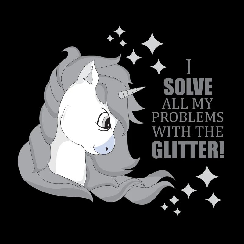 Unicorn glitter problems solver gift idea