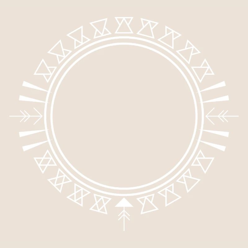 Aztec Triangle Ornament