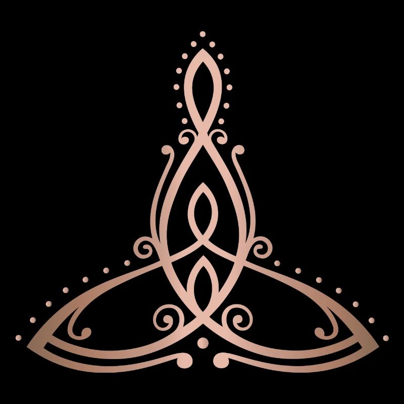 Symbole de la maternité celtique Mère avec deux enfants