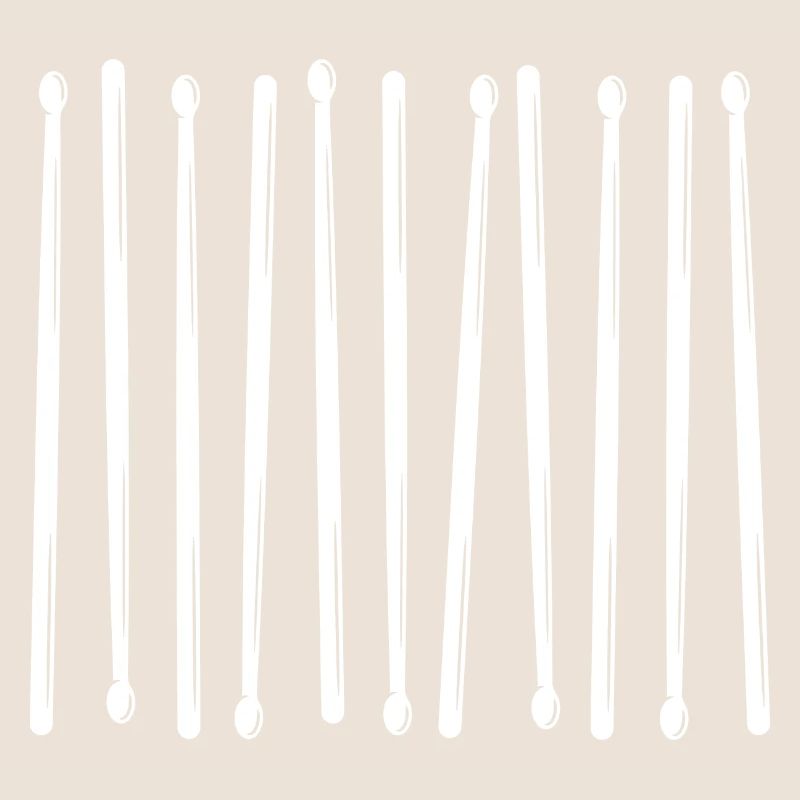 Drumsticks Vertical Pattern