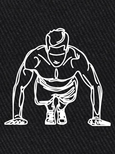 Bodybuilder Skizze