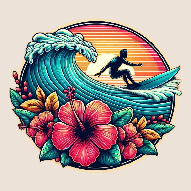 Logo du surfeur 2