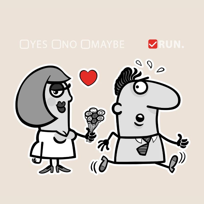 Liebe oder Flucht – Unkonventioneller Humor (Dark Version)