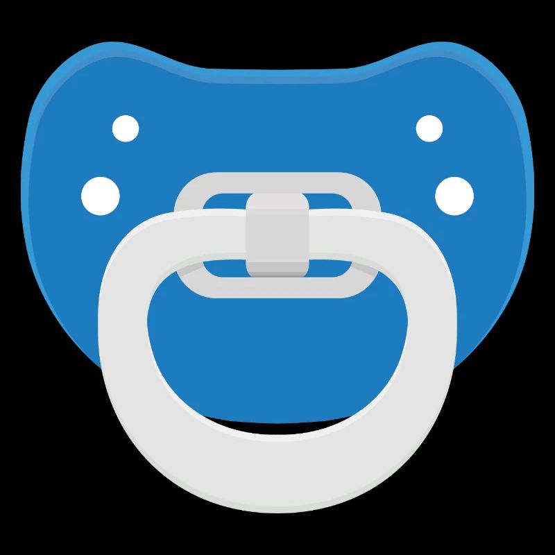 Blue pacifier