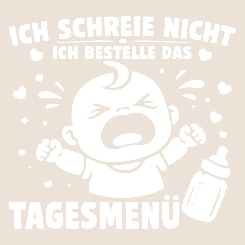 Je ne crie pas, je commande le menu du jour