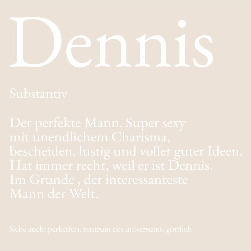 Dennis Dictionary Explanation First name Dennis