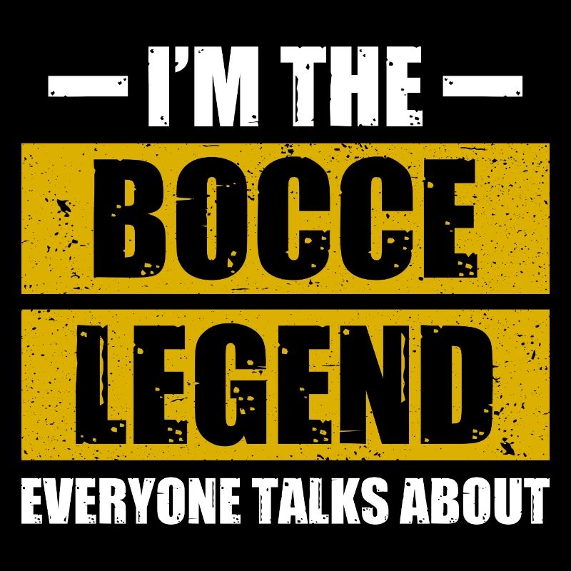 Bocce legend Petanque Boule player