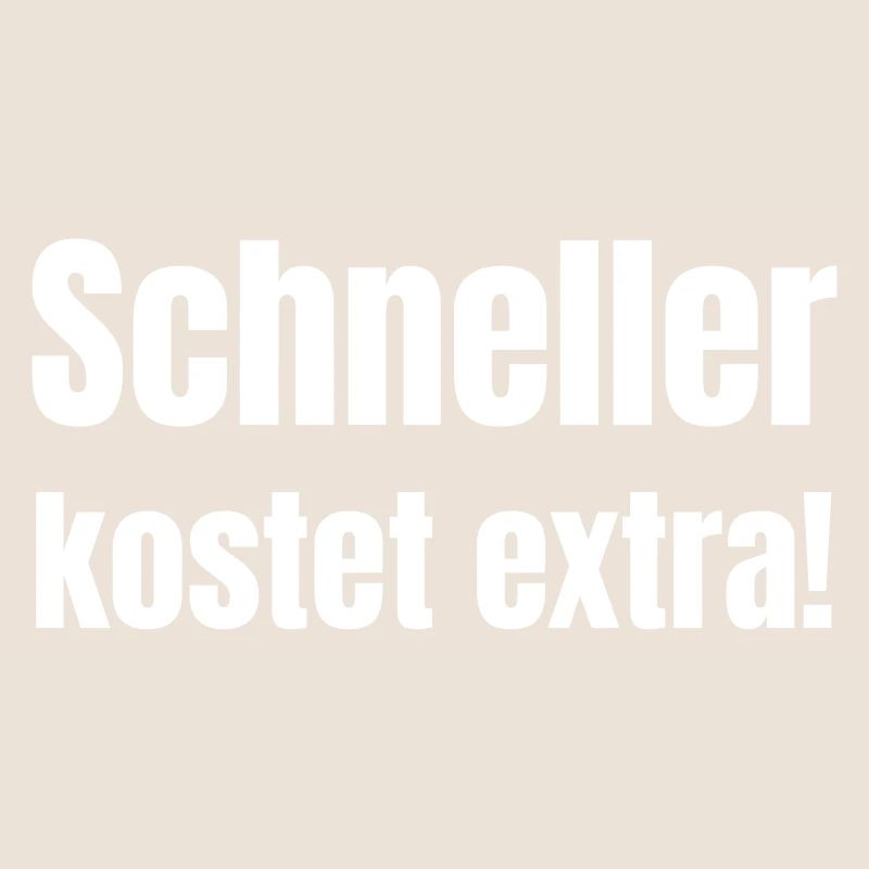 Le plus rapide coûte plus cher !