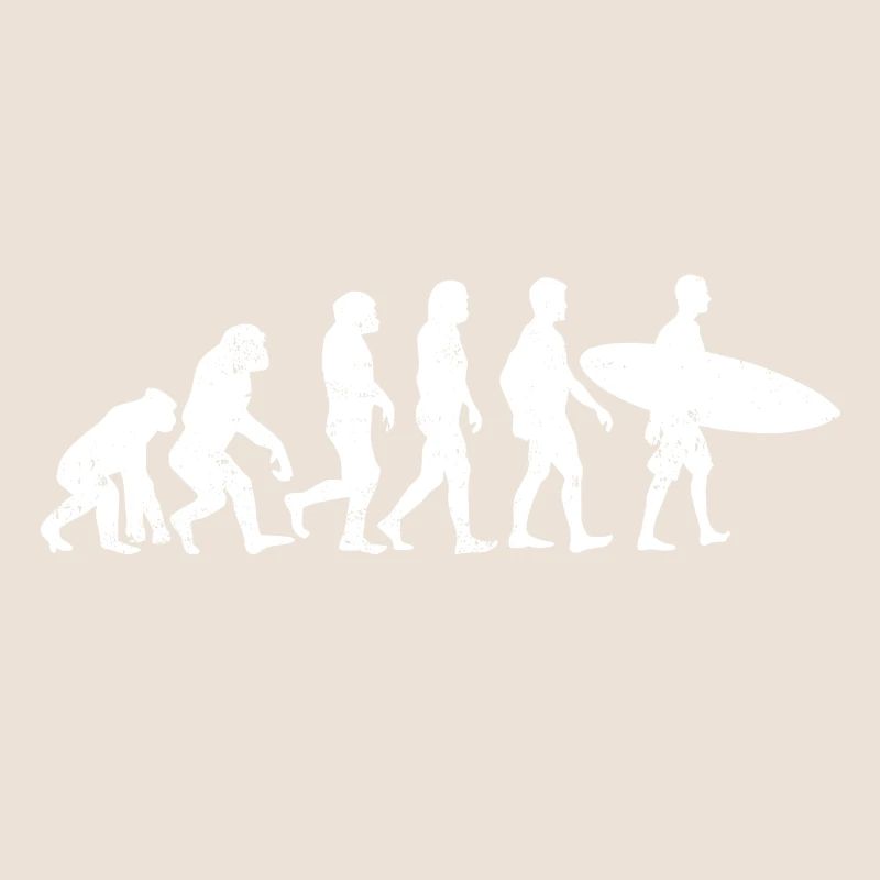 Surfer evolution surfing surfing wave gift