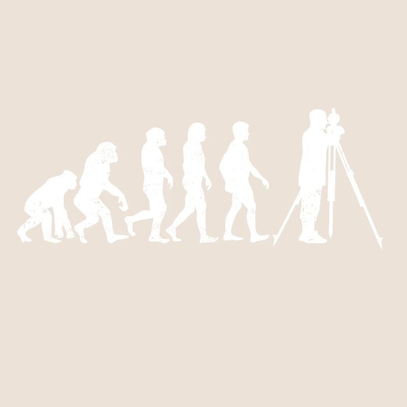 Landvermesser evolution vermesser geschenk beruf