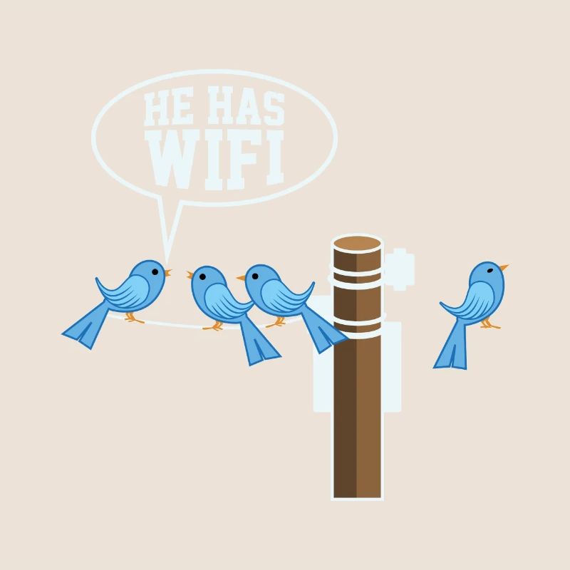 GEEK / NERD: He has W-Lan