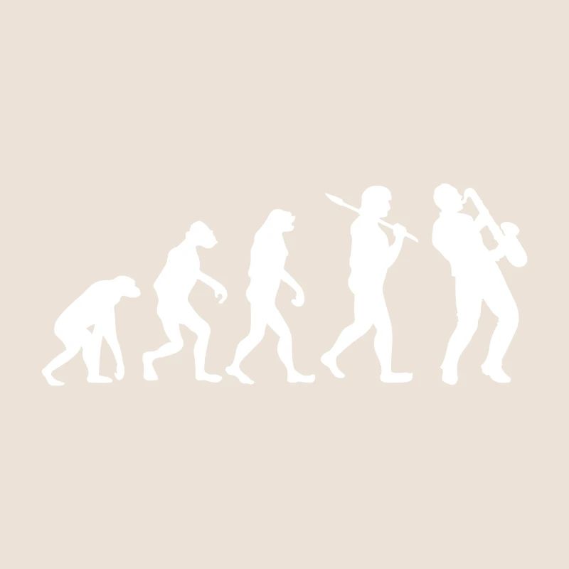 Evolution Saxofon Geschenk Musik Saxophon