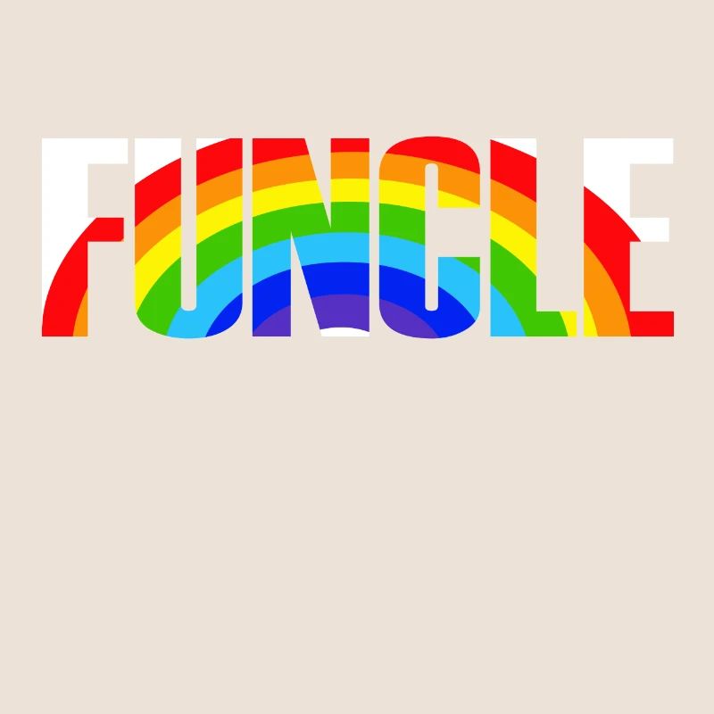 Cool Funcle Rainbow Uncle Gift