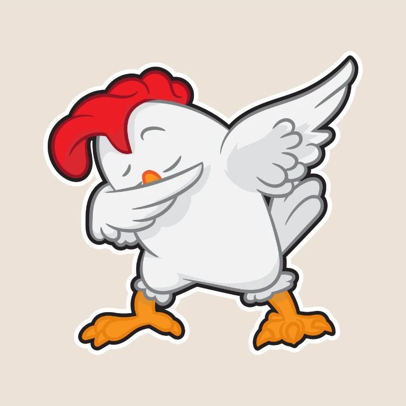 Dabbing Chicken - Dab Dancing Chicken - Chickens