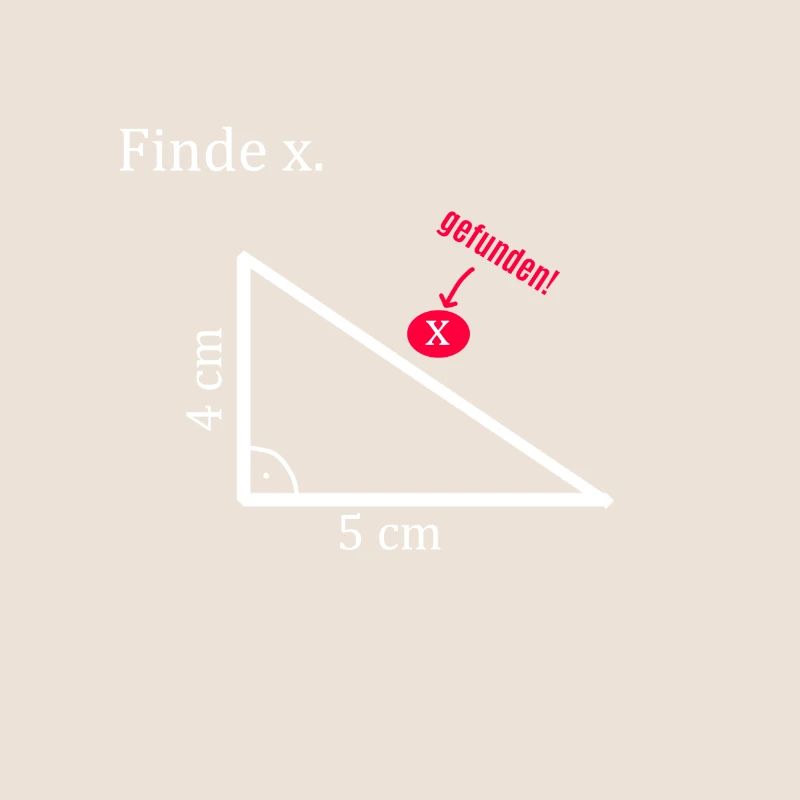 Find x Math Triangle