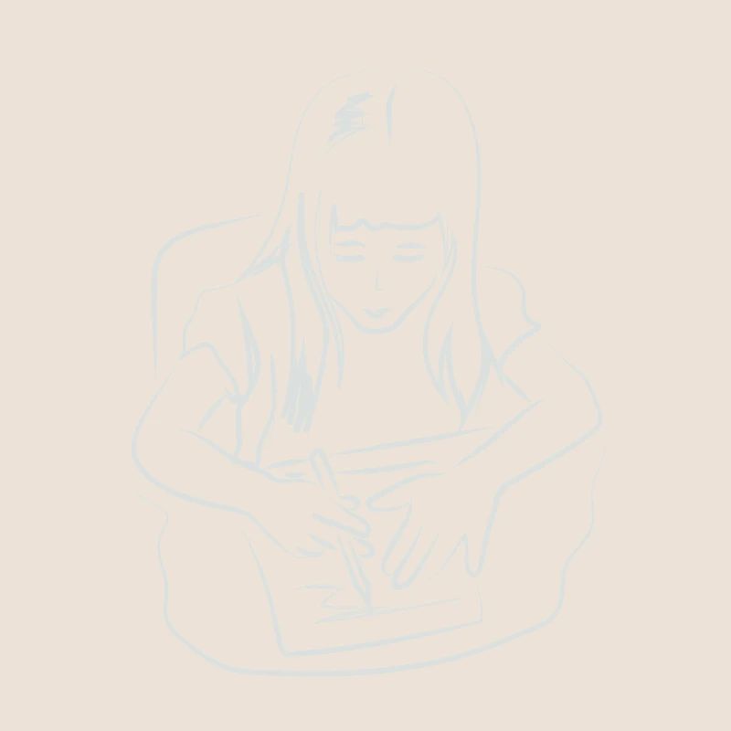 Fille crayon dessin art idée cadeau