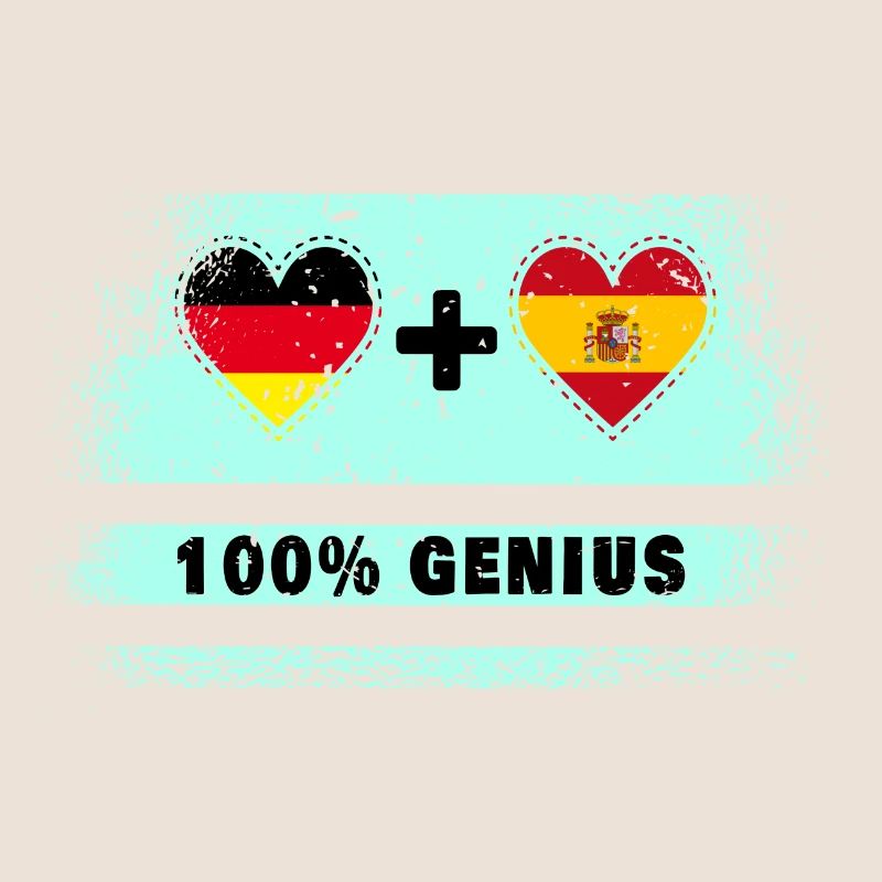 Germany and Spain 100% brilliant / Gift