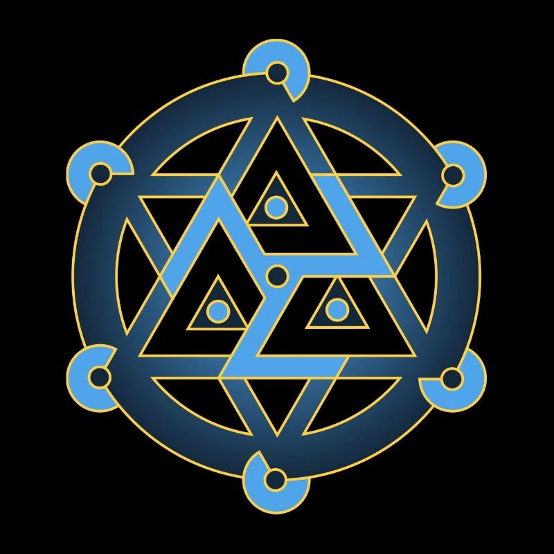 Antahkarana inside Merkabah, Sacred Geometry