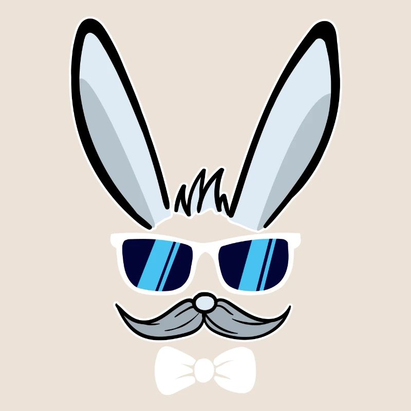 He | Easter bunny face Easter bunny Happy Easter