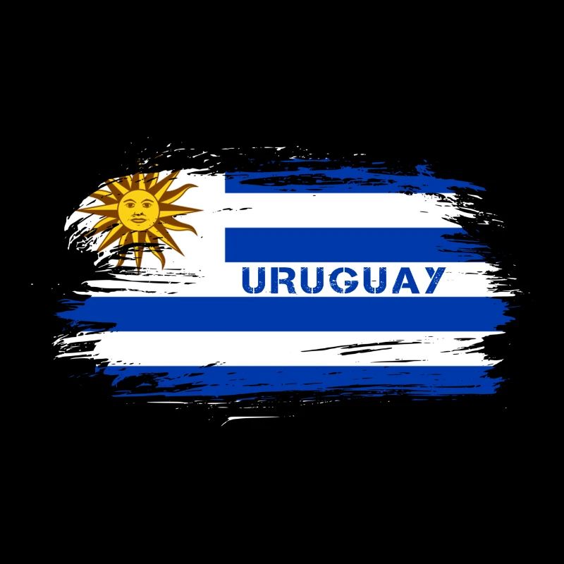Uruguay Flaggen Design / Geschenkidee