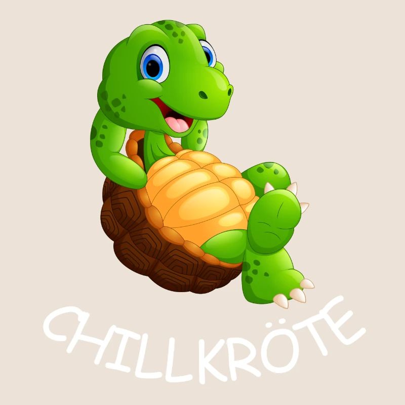 Turtle Chill Funny Comic Animal Gift