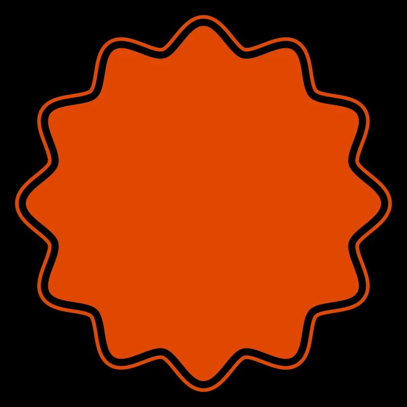 Emblem | Form | Stern runde Ecken (Vectorgraphic)