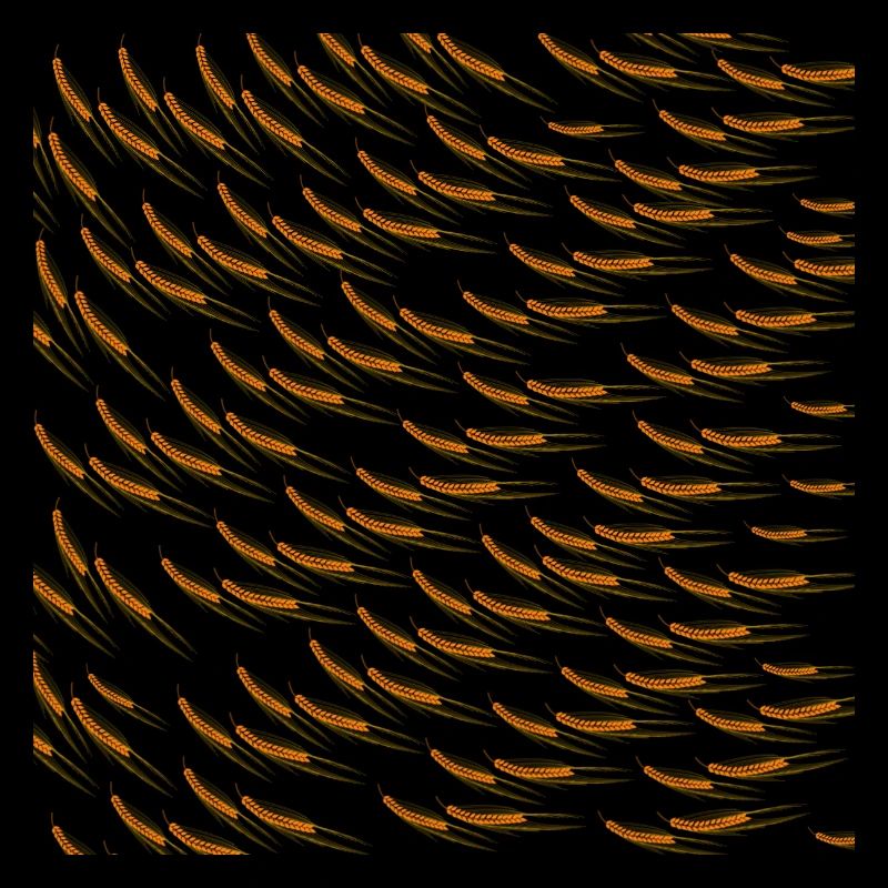 pflanzenmuster sommerlich, gerstenmuster