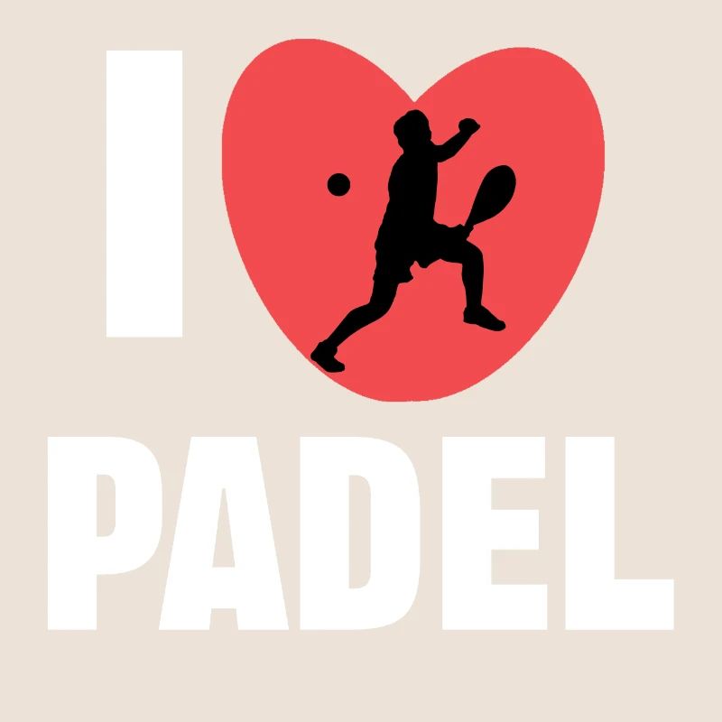 Heart Player Training I love padel statement