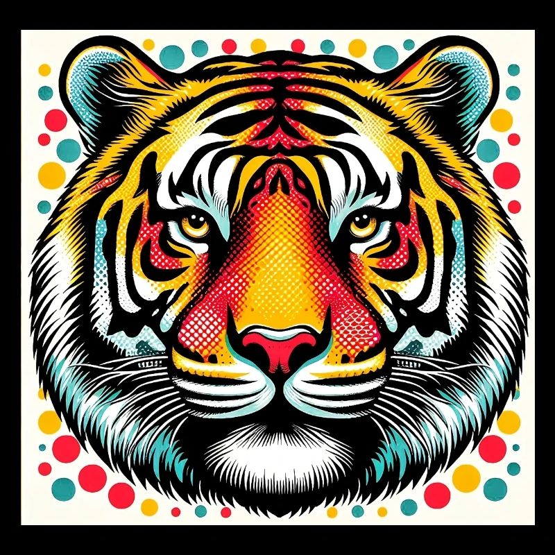 Tiger Pop Art