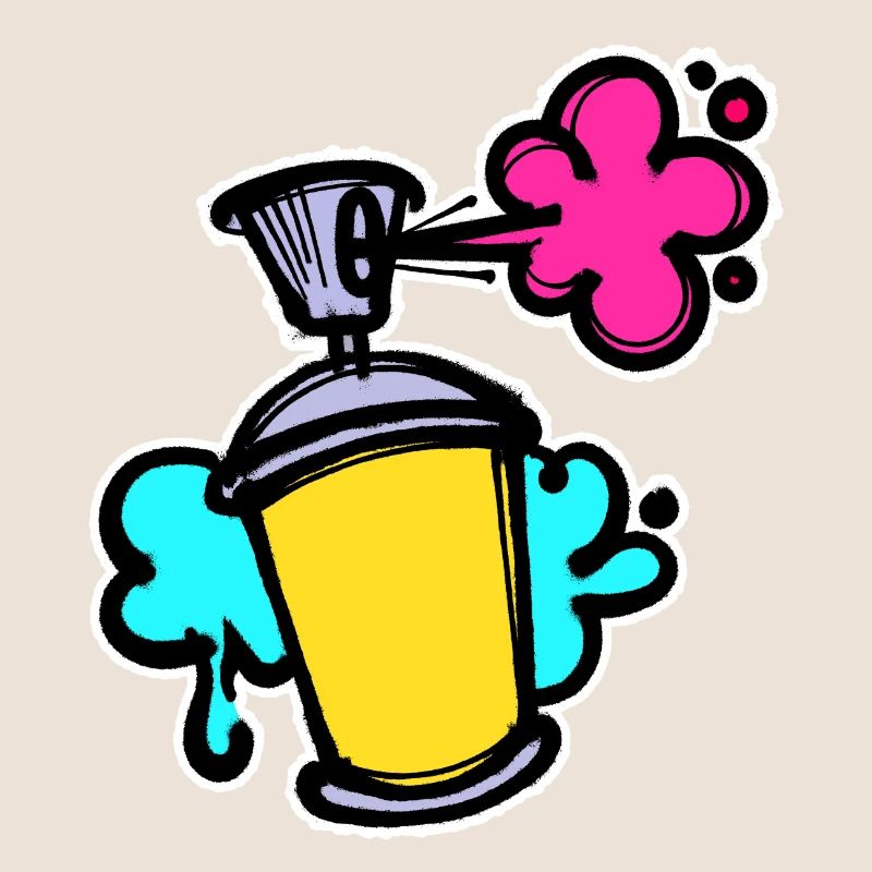Graffiti Sreet Art Spray Can Sprayer Wildstyle