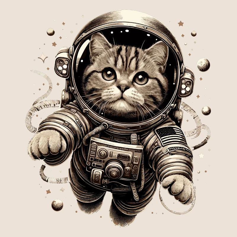 Astronaut BKH getigert Geschenk