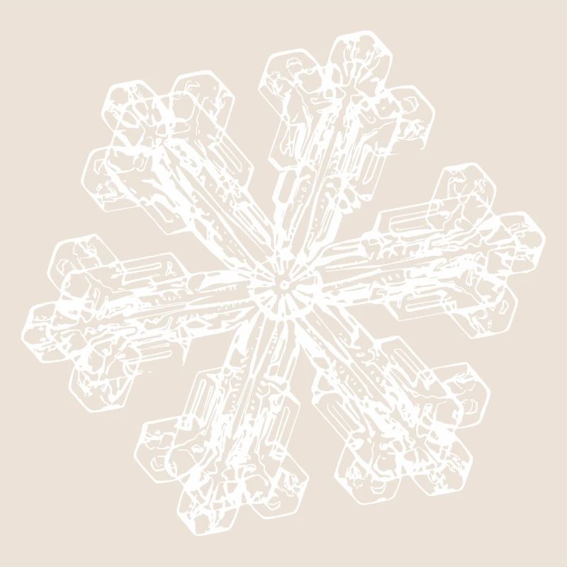 snowflake 3 white