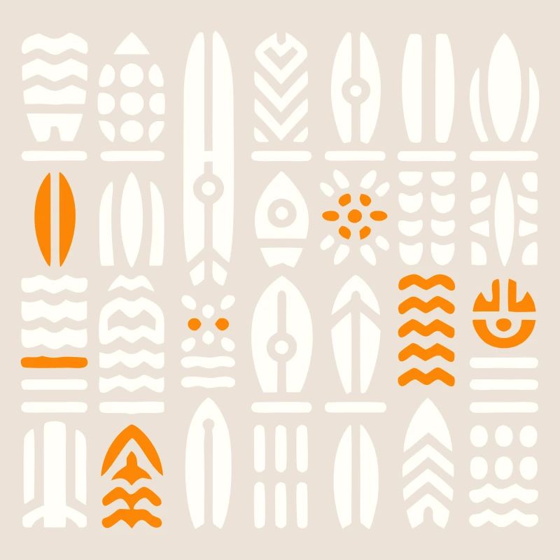 Abstract Surf and Wave Patterns