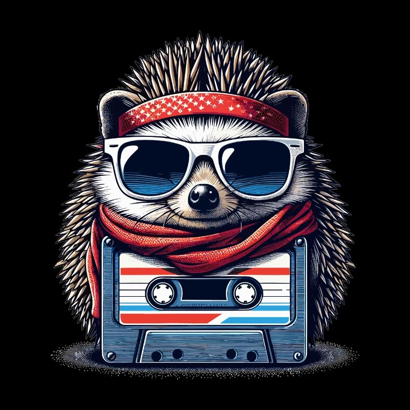 Hérisson Cassette Compacte Cassette Cassette Cadeau