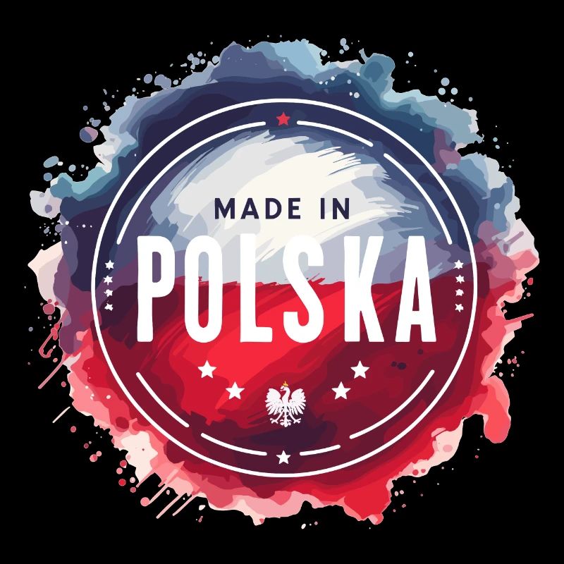 Made in Polska Polen polnisch rot weiß Geschenk