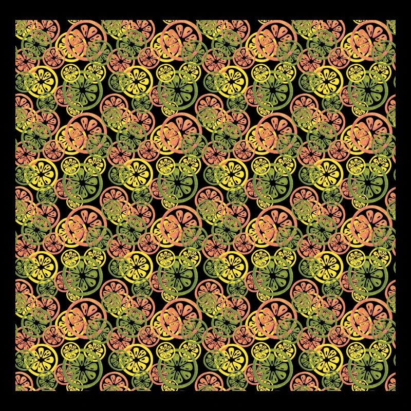 Fruit Lemon Orange Pattern