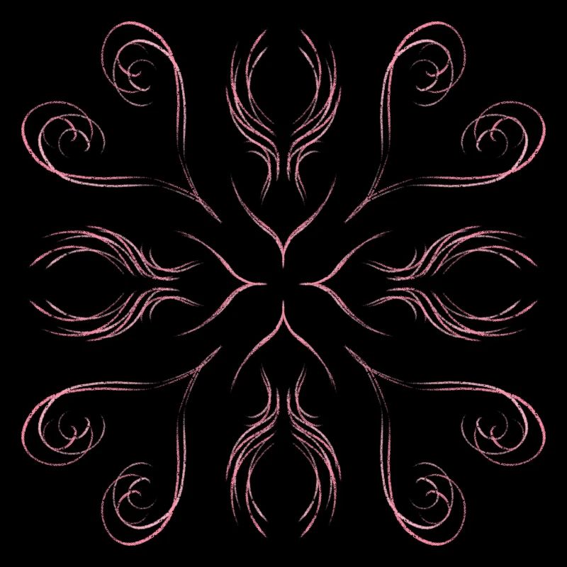 Pink hearts as a pattern