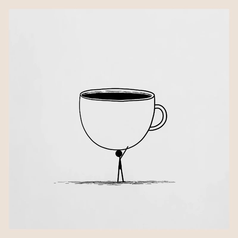 Kaffee? Nur in Eimern, bitte!