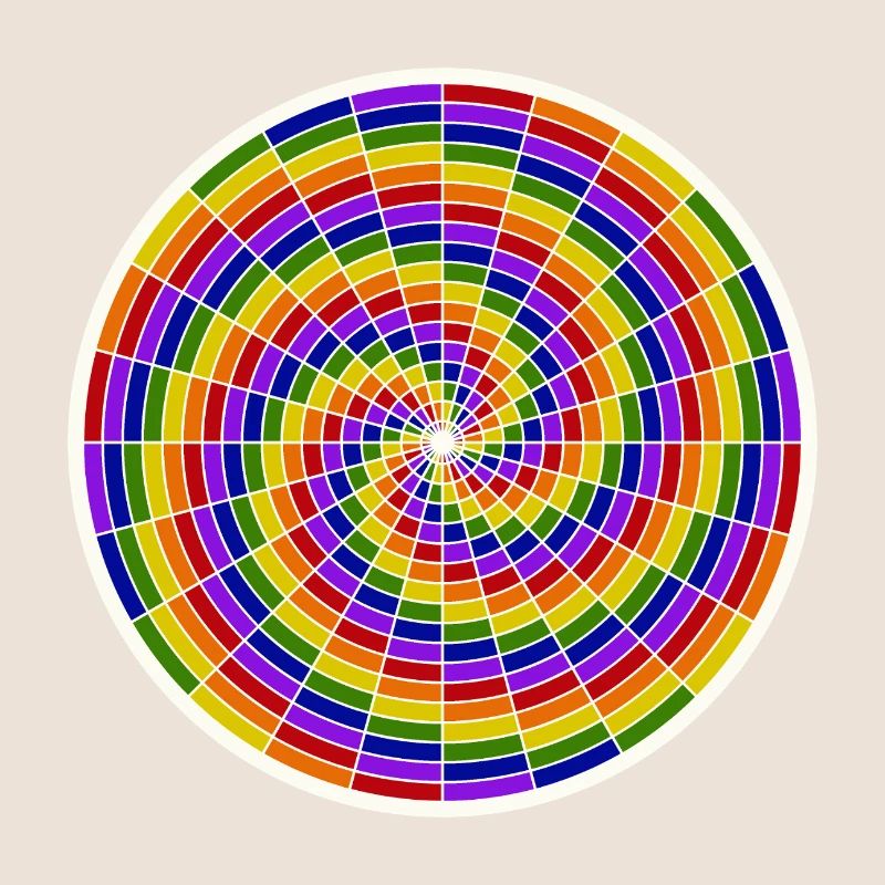 Conception d’art en spirale colorée