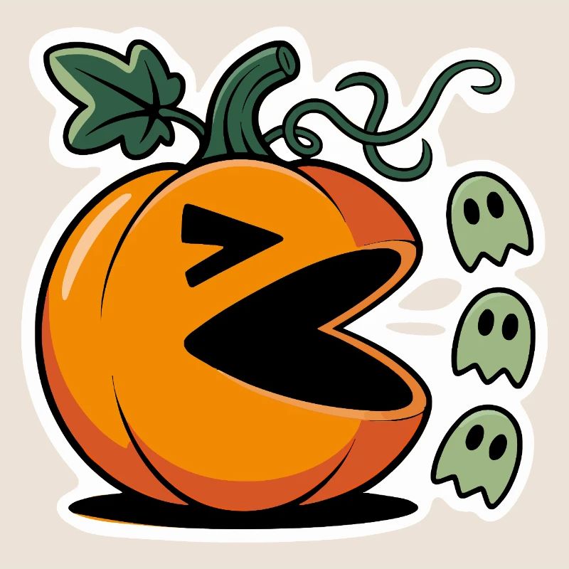 Conception de jeu de citrouille d’Halloween