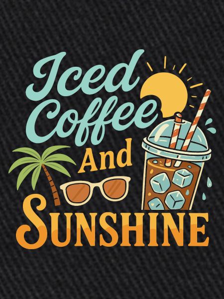 Café glacé et soleil