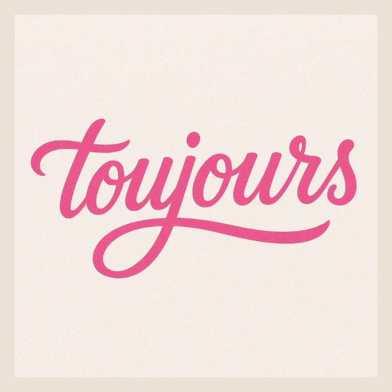 Toujours Pink Script