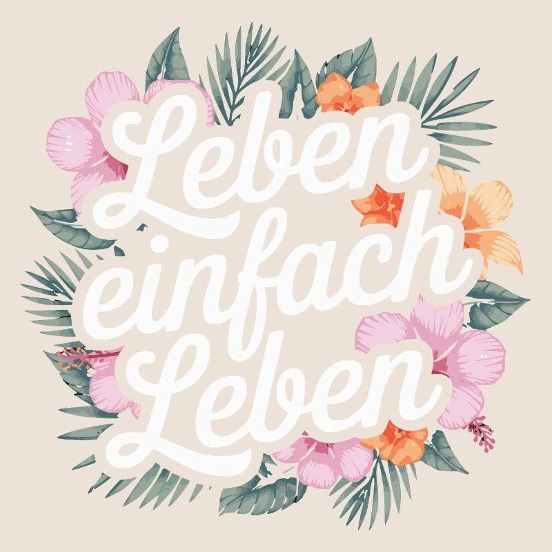 Vivre simplement - expressions positives