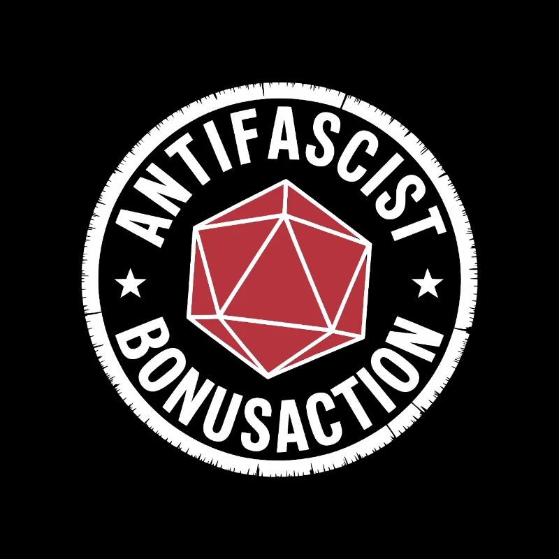 Antifascist Bonusaction - D'n'D Antifa Tee