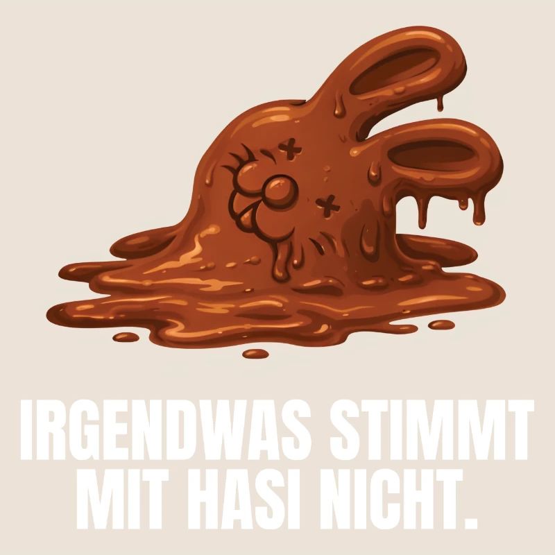 Irgendwas stimmt mit Hasi nicht Ostern