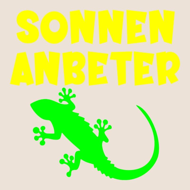Sonnenanbeter Eidechse - Sommer Sonne
