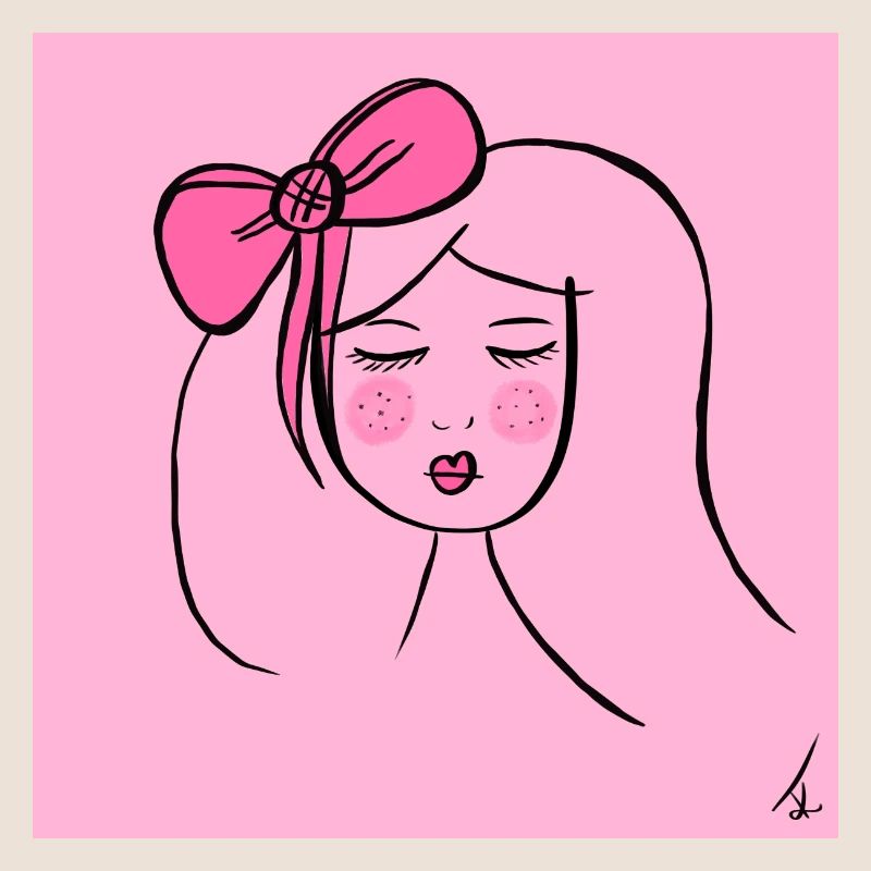 Mädchen Pink
