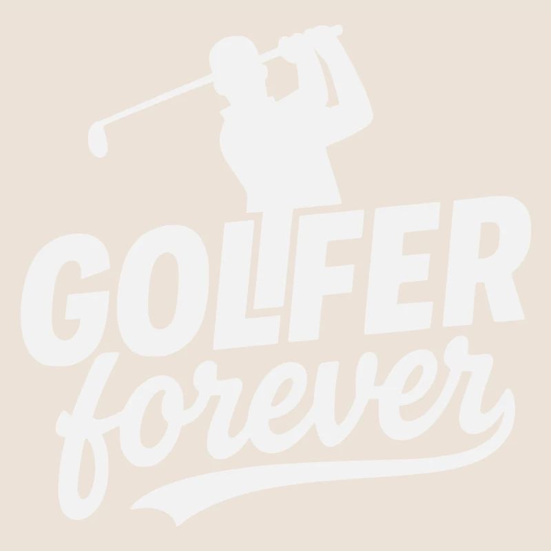 Motif du logo Golfer Forever