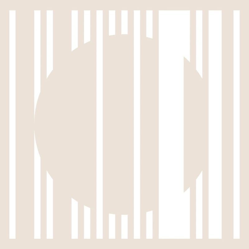 Vertical Stripe Circle